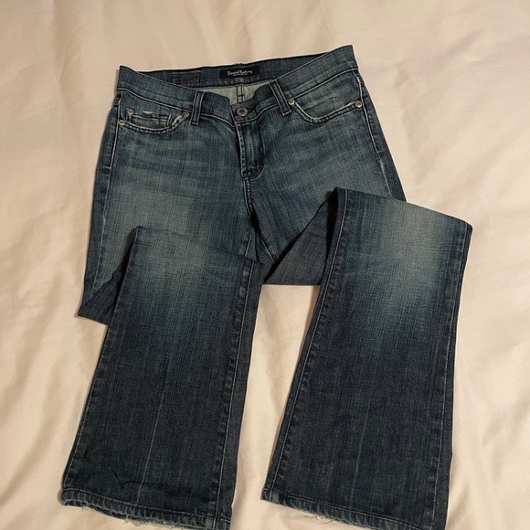 Blue Flare & Wide Leg Jeans - Picture 3 of 9